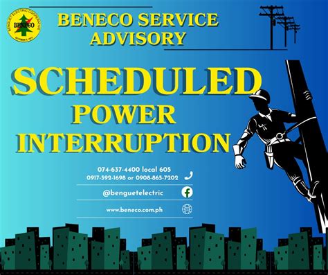 beneco power interruption tomorrow philippines|Benguet Electric Cooperative .